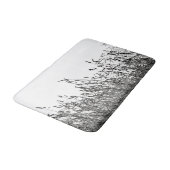 白黒野生分野 バスマット (アングル)