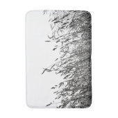 白黒野生分野 バスマット (正面縦)