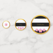 白黒金ゴールドお祝い コンフェッティ (裏面)