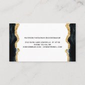 白黒金ゴールドカラーロイヤリティカード ロイヤリティカード (裏面)