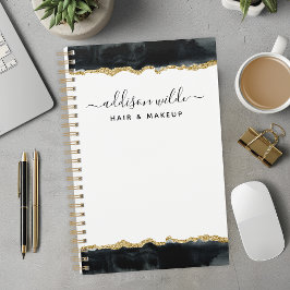 白黒金ゴールドカラー事業プランナー プランナー手帳