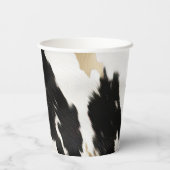 白黒金ゴールドグラムコウィドサウスウェスト誕生日 紙コップ (裏面)