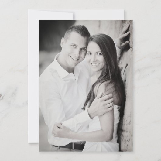 白黒金ゴールドフローラエレガントバラ セーブザデート (裏面)