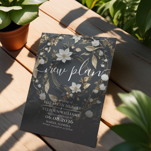 白黒金ゴールドフローラ結婚リースの延期 セーブザデート