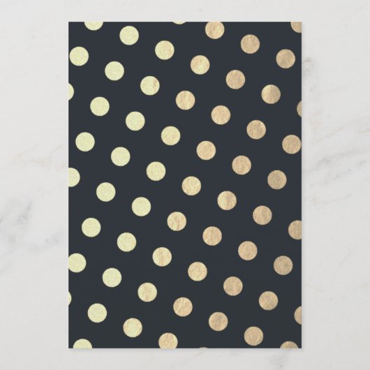 白黒金ゴールドフローラ結婚リースアドバイスカード アドバイスカード (裏面)