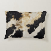 白黒金ゴールド南西部コウィド アクセントクッション (裏面)