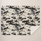 白黒金ゴールド南西部コウィド シェルパブランケット (正面(横))