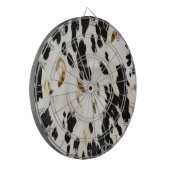 白黒金ゴールド南西部コウィド ダーツボード (正面左)