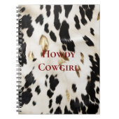 白黒金ゴールド南西部コウィド ノートブック (正面)