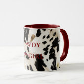 白黒金ゴールド南西部コウィド マグカップ (正面右)