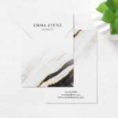 白黒金ゴールド大理石・ネックレスペンダントディスプレイ (デスク)