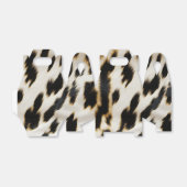 白黒金ゴールド女性のカーボーイ牛皮 フェイバーボックス (折り畳みなし)