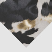 白黒金ゴールド女性のカーボーイ牛皮 薄葉紙 (詳細)