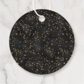 白黒金ゴールド星ゴシックパターン フェイバータグ (裏面)