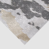 白黒金ゴールド牛アニマルプリントスパークル誕生日 薄葉紙 (詳細)