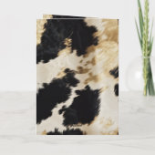 白黒金ゴールド牛革 カード (裏面)