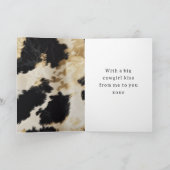 白黒金ゴールド牛革 カード (内部)