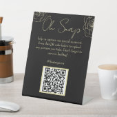 白黒金ゴールド結婚シンボルや象徴 台座サイン (インサイチュ)