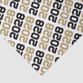 白黒金ゴールド繰り返し学年 薄葉紙 (詳細)