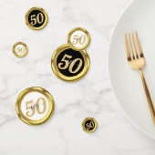 白黒金ゴールド50 50年50誕生日 コンフェッティ (グループ)