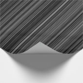 白黒銀グレーストライプラッピング紙 ラッピングペーパー (角)