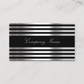 白黒銀抽象芸術 名刺 (正面)