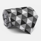 白黒銀模様タイ ネクタイ (ロール)