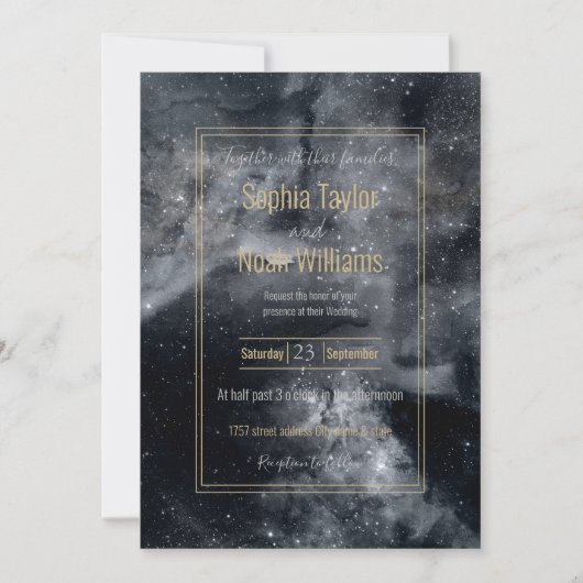 白黒銀河系ネブ絵画ラ (正面)