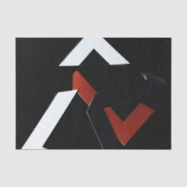 白黒錆のティッシュペーパー 薄葉紙