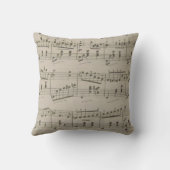 白黒鍵か連続したワルツの枕 クッション (裏面)