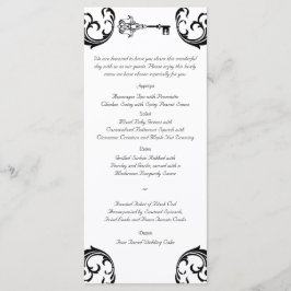 白黒鍵結婚のメニュー メニュー