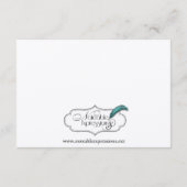 白黒鍵結婚の挿入 エンクロージャーカード (裏面)