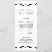 白黒鍵結婚式 プログラム (裏面)