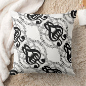 白黒鏡イメージミュージック2 クッション (ブランケット)