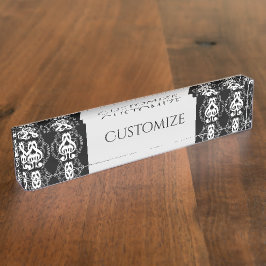 白黒鏡イメージミュージック2 デスクネームプレート