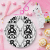 白黒鏡イメージミュージック2 ペーパープレート (パーティー)