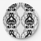 白黒鏡イメージミュージック2 ペーパープレート (正面)
