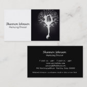 白黒陰陽の木 名刺 (正面/裏面)