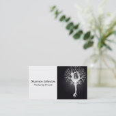 白黒陰陽の木 名刺 (スタンド正面)