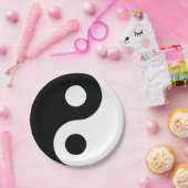 白黒陰陽 ペーパープレート (パーティー)