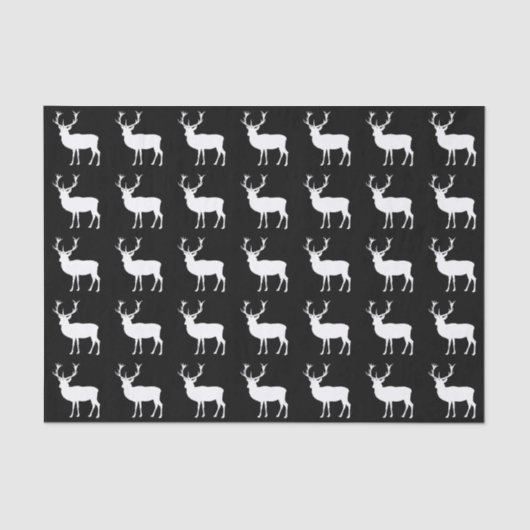 白黒雄鹿パーティーの男だけの独身お別れパーティー 薄葉紙 (正面)