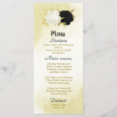 白黒離れ花結婚金ゴールド メニュー (正面)