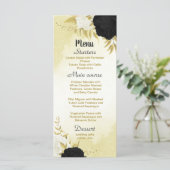 白黒離れ花結婚金ゴールド メニュー (スタンド正面)