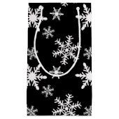 白黒雪片 スモールペーパーバッグ (正面)