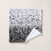 白黒雪 バスタオルセット (ウォッシュタオル)