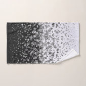 白黒雪 バスタオルセット (ハンドタオル)