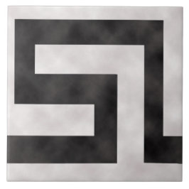 白黒雷文の~ タイル