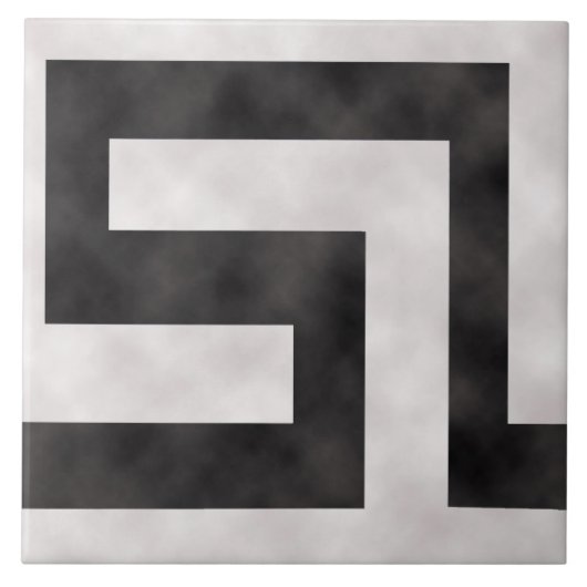 白黒雷文の~ タイル (正面)