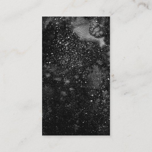 白黒霊気マスターヒーラーヨガインストラクター 名刺 (裏面)