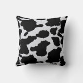 白黒革靴の装飾用クッション クッション (裏面)